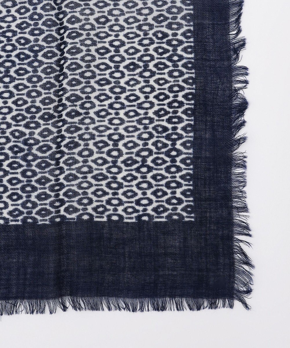 JOSEPH ABBOUD 【イタリア製】ジオメトリックパターン ストール 