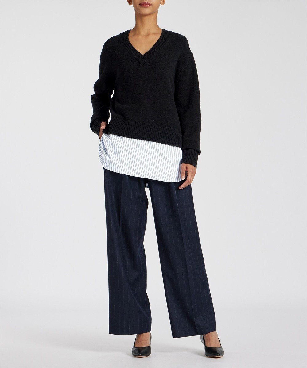 Paul Smith シャツコンビ Vネックニット 