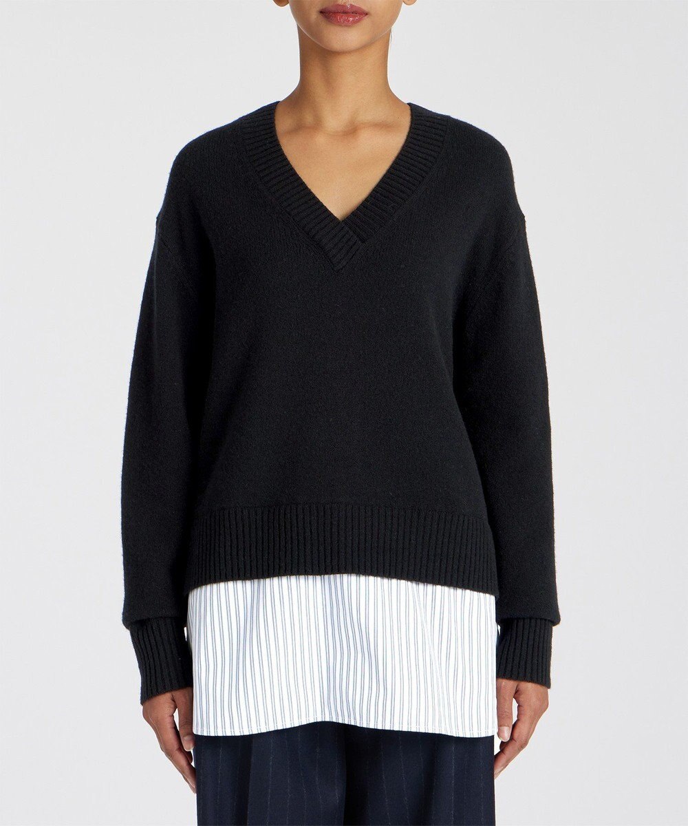 Paul Smith シャツコンビ Vネックニット 