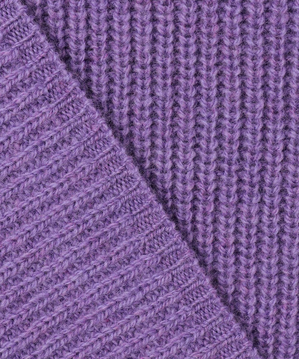 J.PRESS YORK STREET 【WOMEN】ウールカシミヤ ボトルネックショートニット 