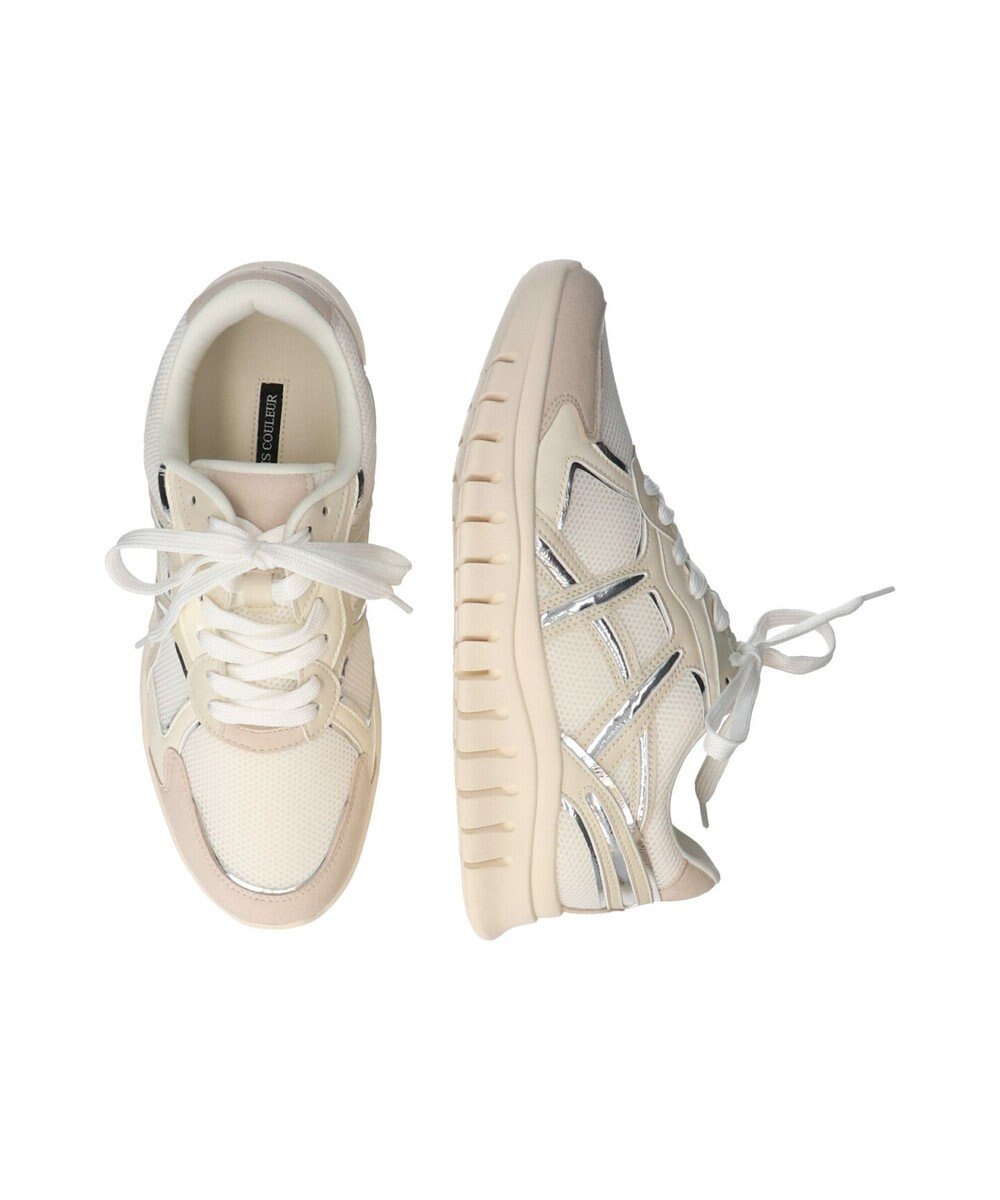 Bridget Birkin 【PARADIS COULEUR】異素材コンビレースアップスニーカー 