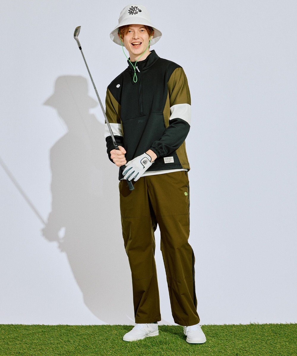 PW CIRCULUS 【MEN】カラーブロッキング プルオーバー ゴルフ 