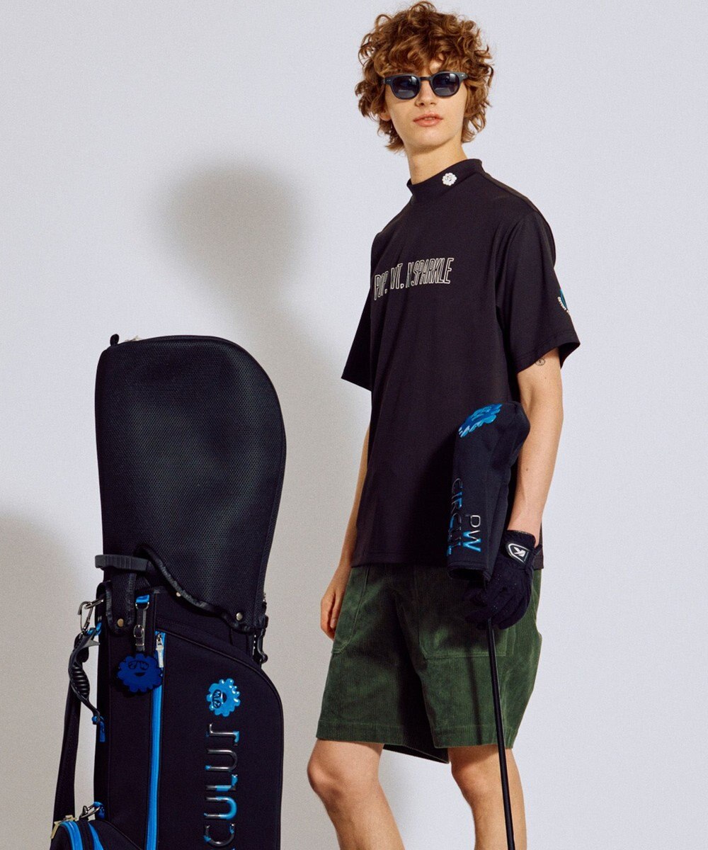 PW CIRCULUS 【吸水速乾 / UV遮蔽率99.5% UVカット / ストレッチ】【MEN】アニマルグラフィックモックT ゴルフ 