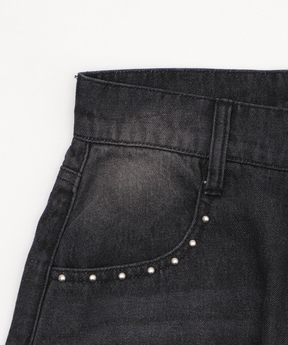 WEGO 【SMサイズ展開】ロゴデニムバギーパンツ 