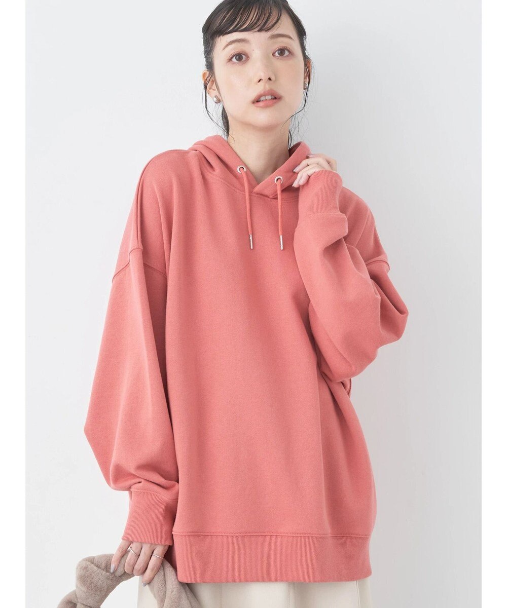 earth music&ecology スウェットルーズパーカー 