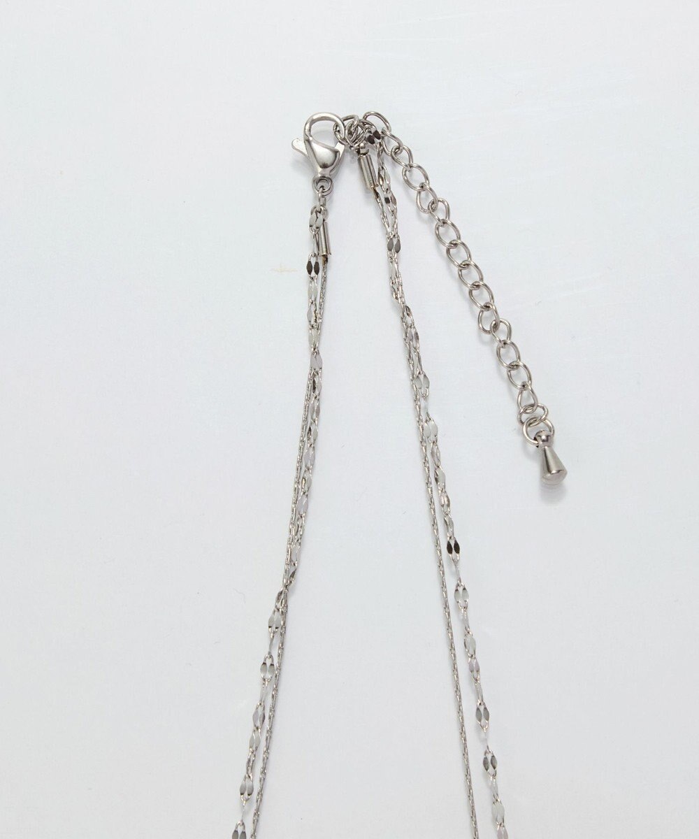 Phoebe <オンワード限定セット>ダブルチェーンネックレス×ツインカレントカフバングル 