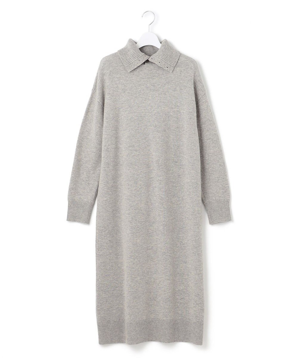 23区 L 【SLOW/一部店舗限定】ウールナイロンニット ワンピース 