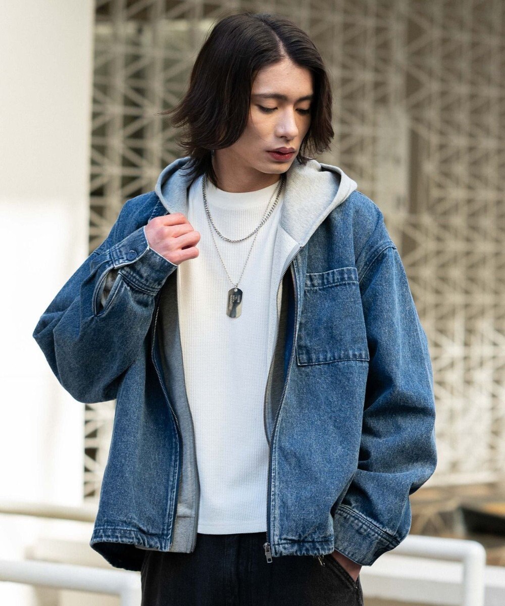 WEGO デニムシャツジャケット 