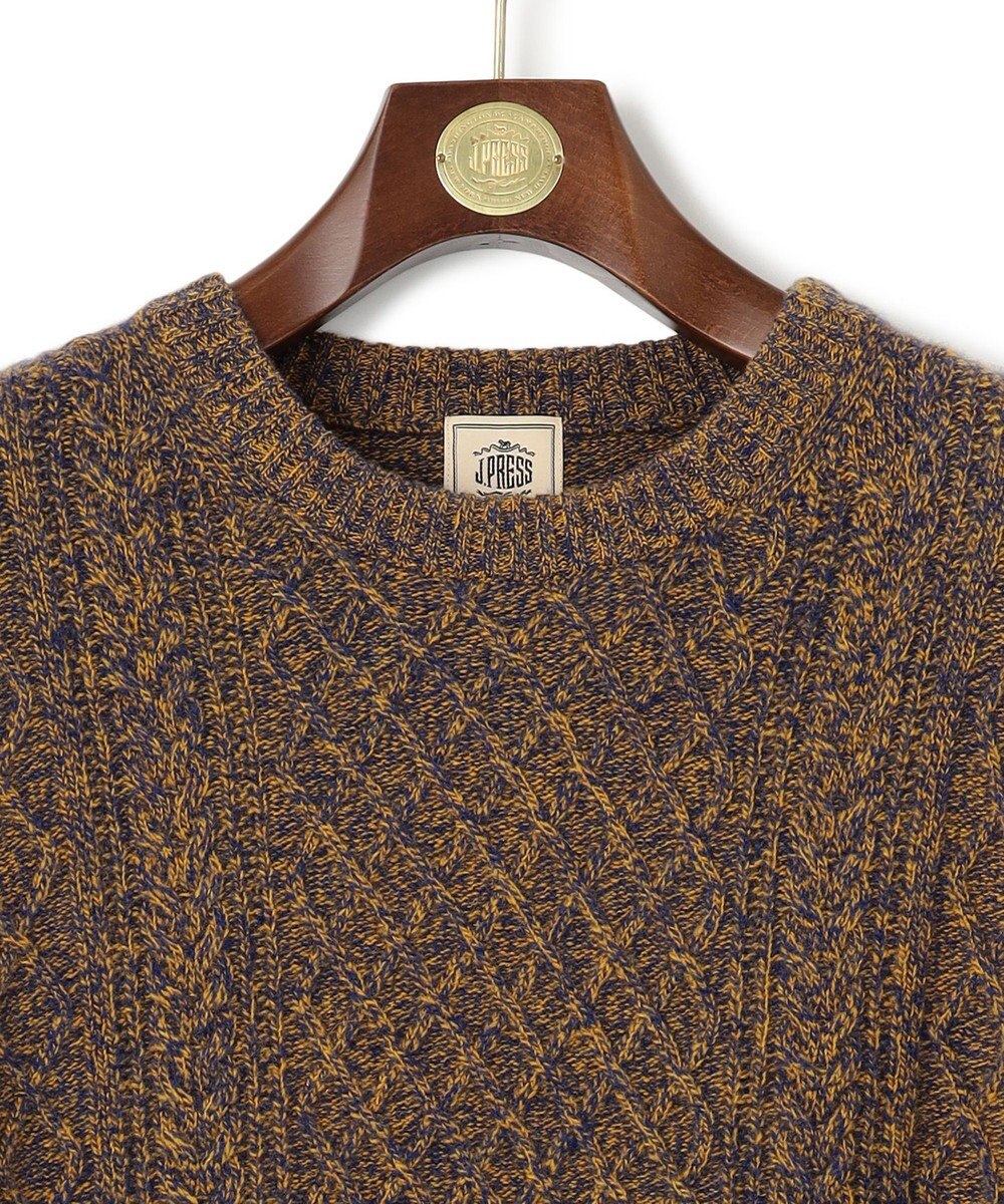 J.PRESS MEN 【KING SIZE】【Cash Lamb’s wool】ケーブルニット / クルー 