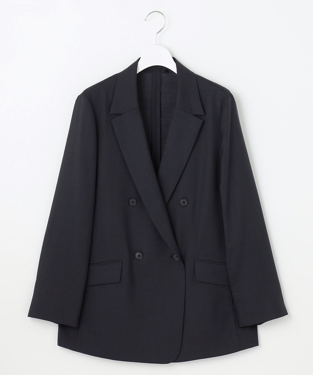 自由区 【洗える】トロピカルストレッチテーラード ジャケット 