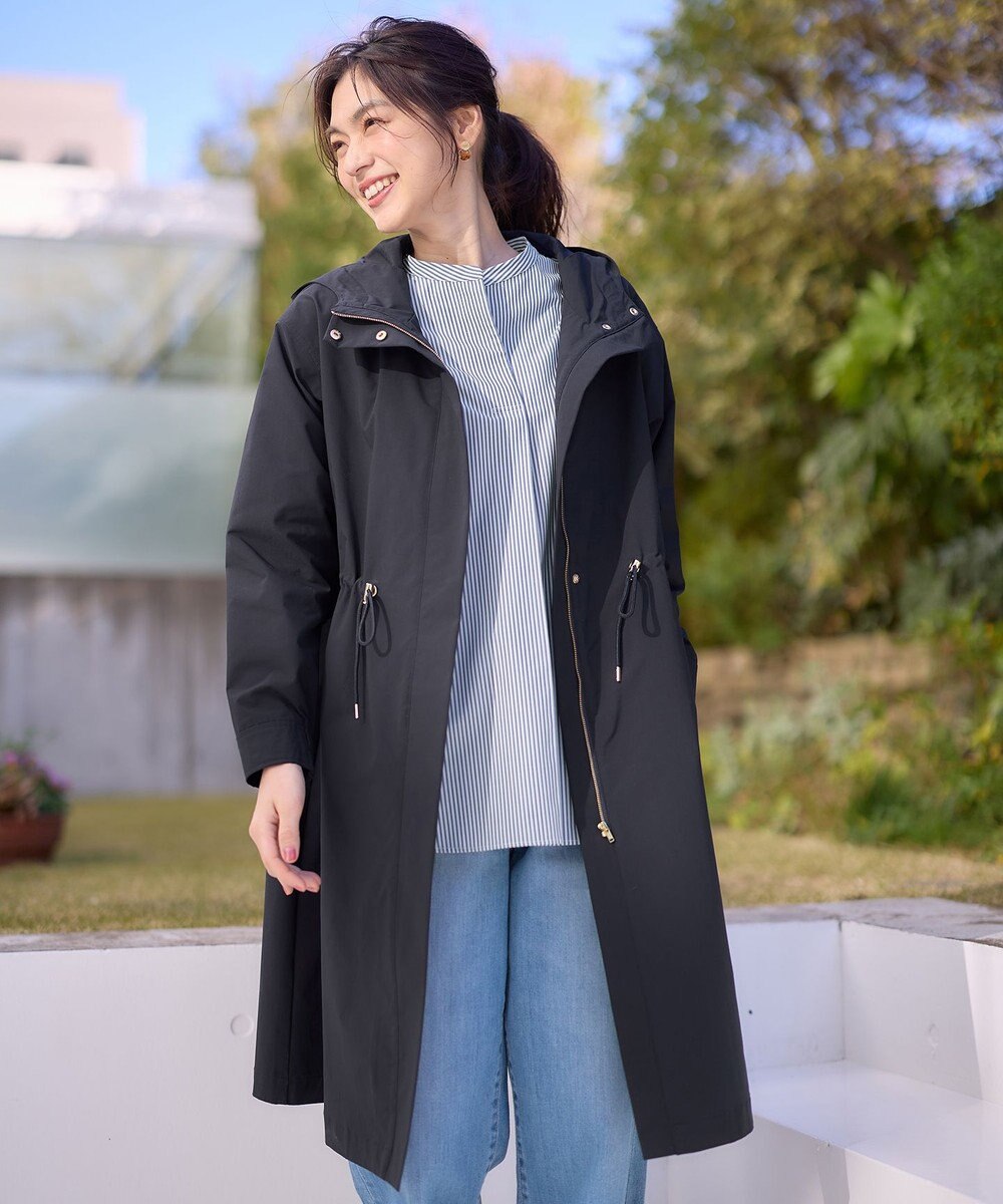 ANY 【手洗い可】ライトフーデットコート 