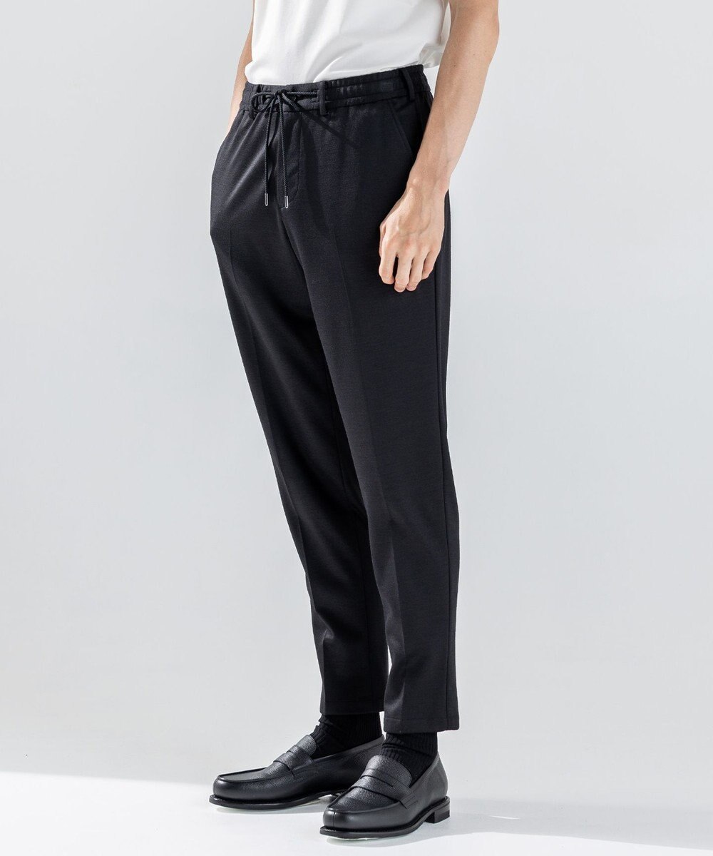 JOSEPH HOMME 新素材【ストレッチ/セットアップ対応】シルキーウールジャージー    ドロスト付テーパードパンツ / PEGG CONVERTIBLE 