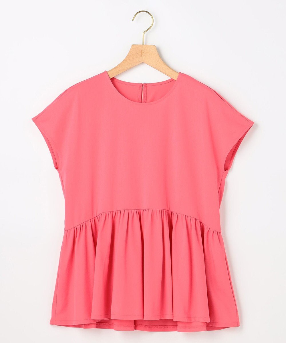 組曲 【先行予約】トリコットジャージー ペプラムカットソー 