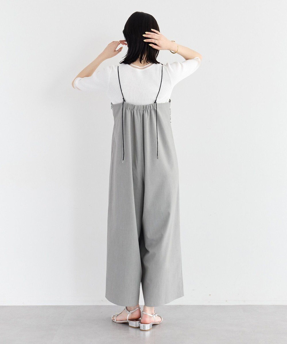 YECCA VECCA ラッフルキャミオールインワン 