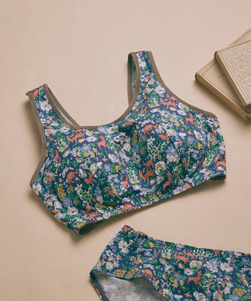 une nana cool MADEWITHLIBERTYFABRICナイトアップブラ 