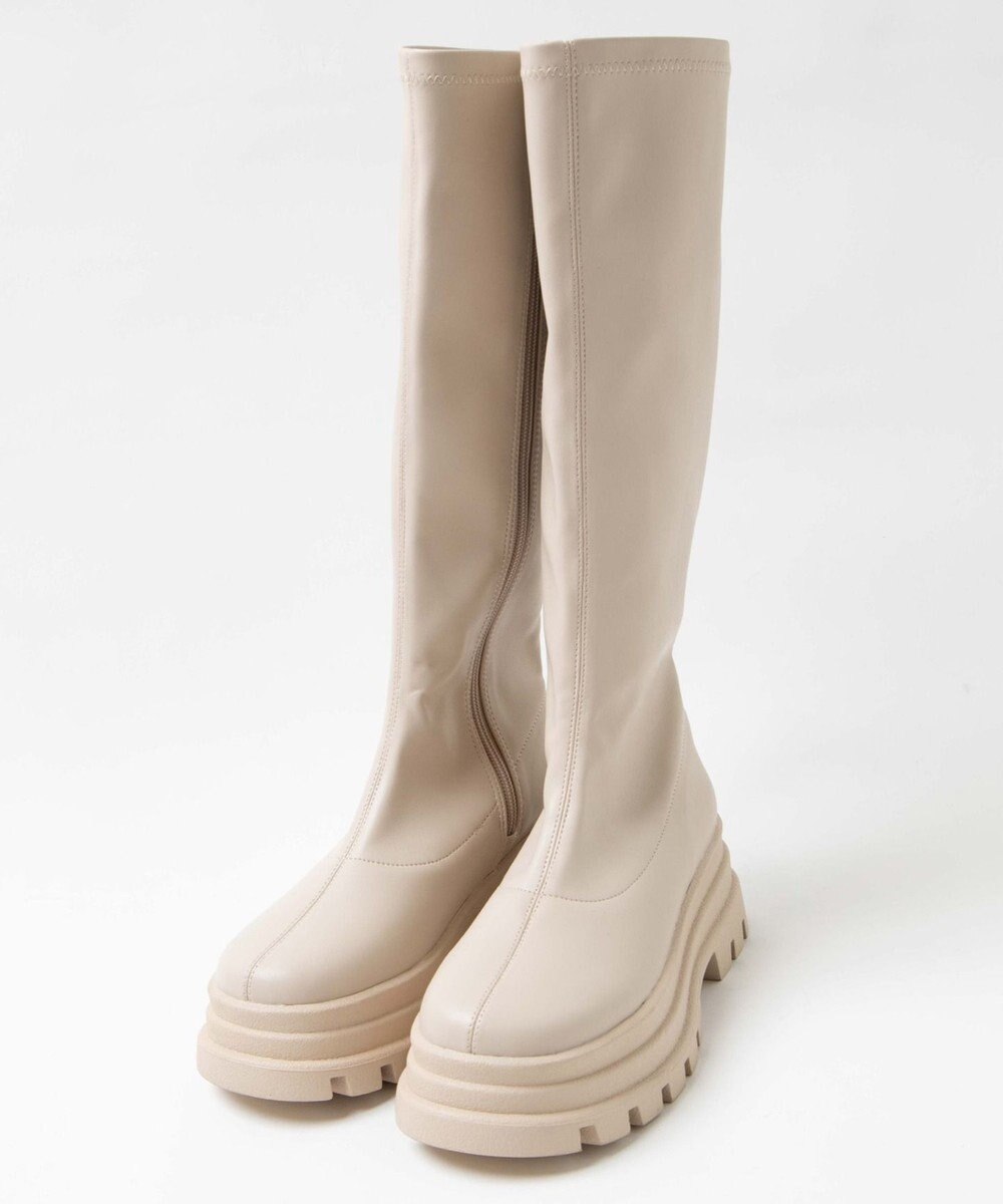 WEGO ボリュームロングブーツ 