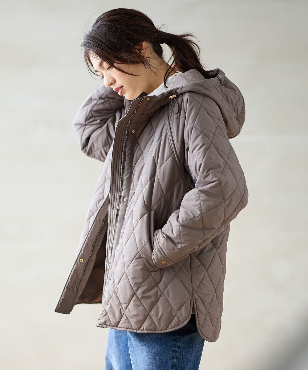 ANY 【洗濯機可/撥水】ダイヤキルトブルゾン 