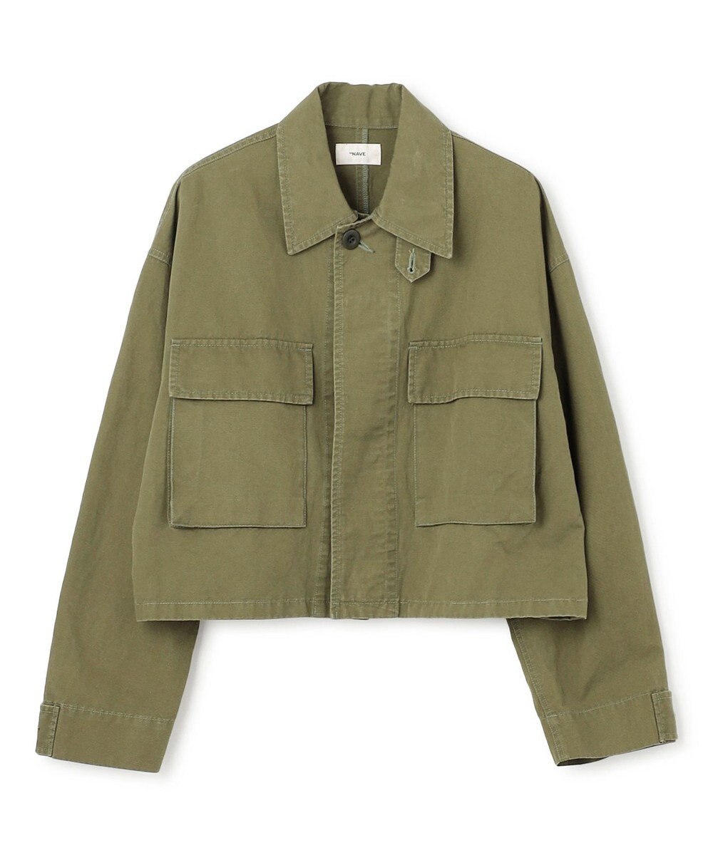 NAVE 【ReNAVE・セットアップ可/洗える】コットンリネンカルゼ ショートジャケット 