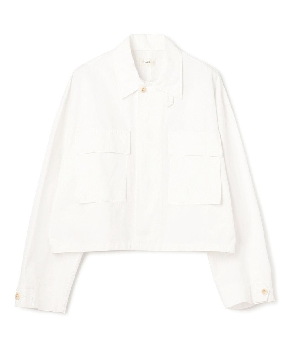 NAVE 【ReNAVE・セットアップ可/洗える】コットンリネンカルゼ ショートジャケット 