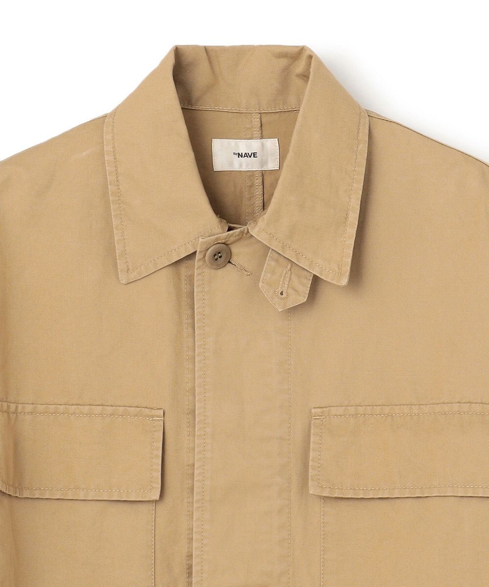 NAVE 【ReNAVE・セットアップ可/洗える】コットンリネンカルゼ ショートジャケット 