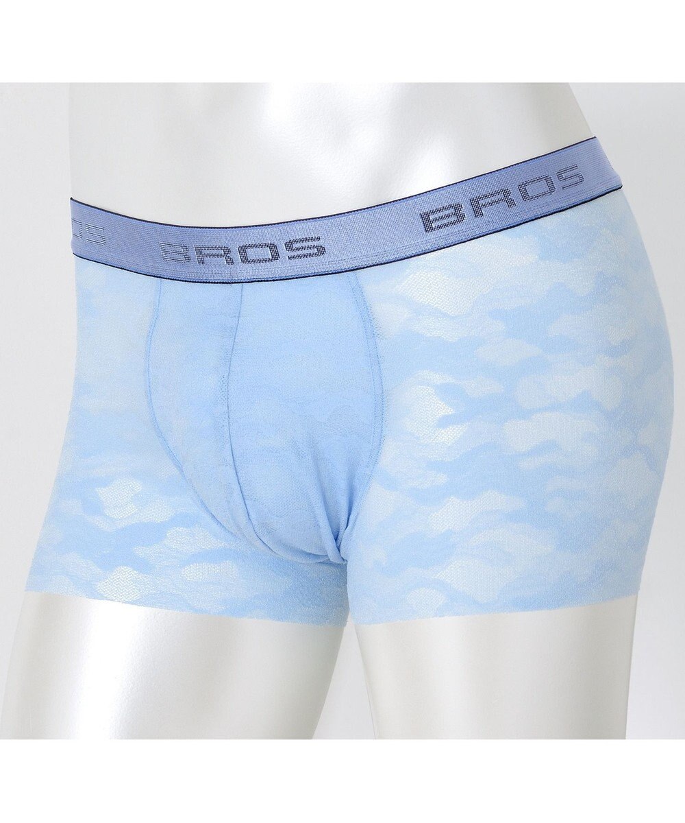 WACOAL MEN ボクサーパンツ 「レースボクサー」 通気性 フロント快適グラマラス 前閉じ GT3340 /ブロス バイ ワコールメン 