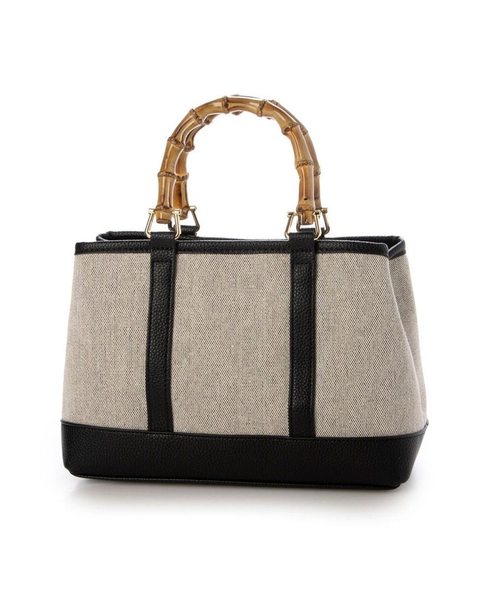 UNBILLION カシュカシュ cachecache / バンブーハンドルエルガリー2wayトート 