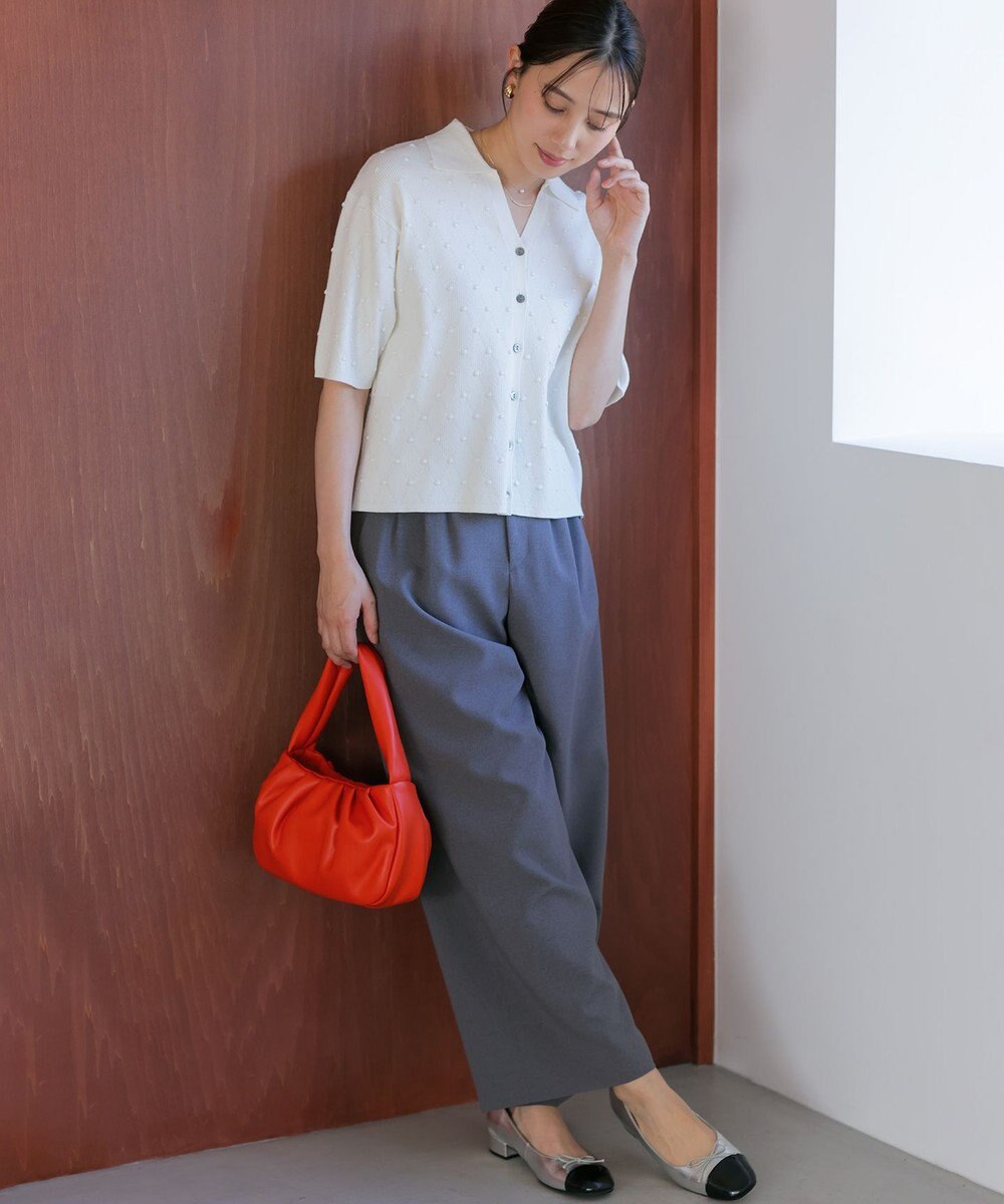 組曲 L 【先行予約・WEB限定】ポップコーンアーガイルスキッパー ニット 