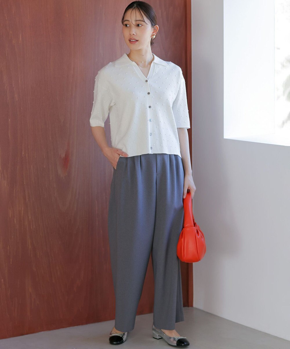 組曲 L 【先行予約・WEB限定】ポップコーンアーガイルスキッパー ニット 