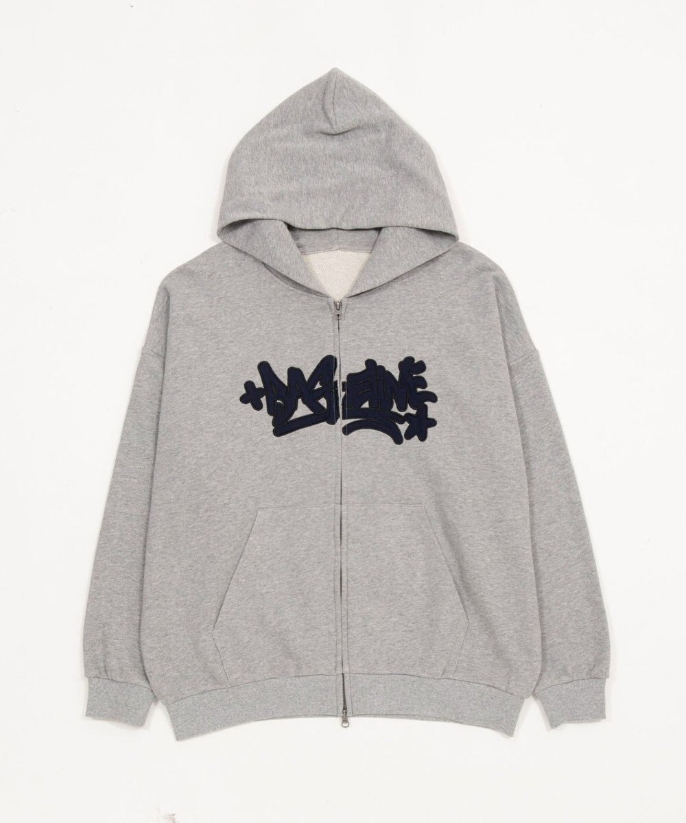 WEGO 【ユニセックス着用ITEM/SMLサイズ展開】グラフィックZIPパーカー 