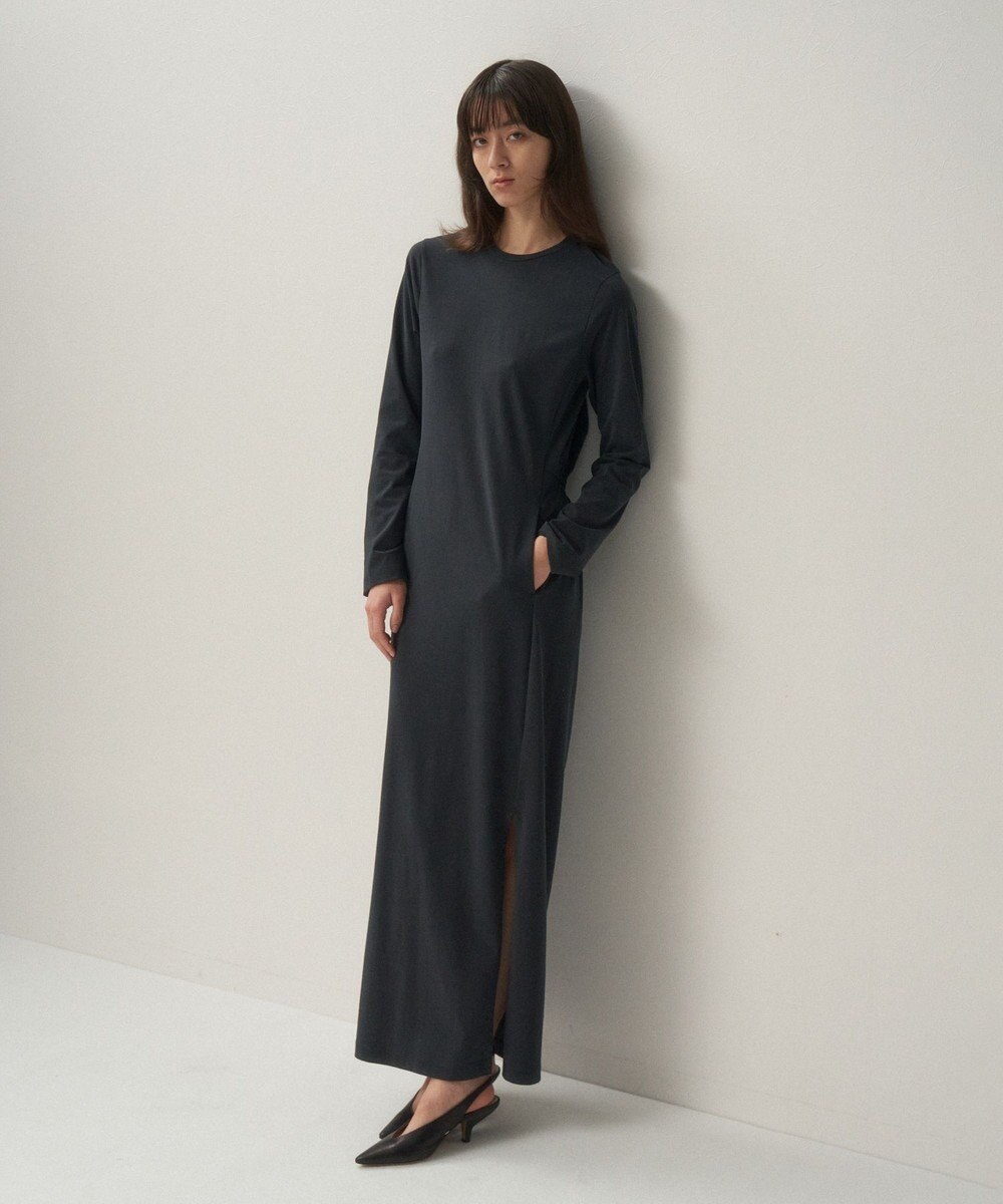 ATON FRESCA PLATE NUBUCK | クルーネックドレス 