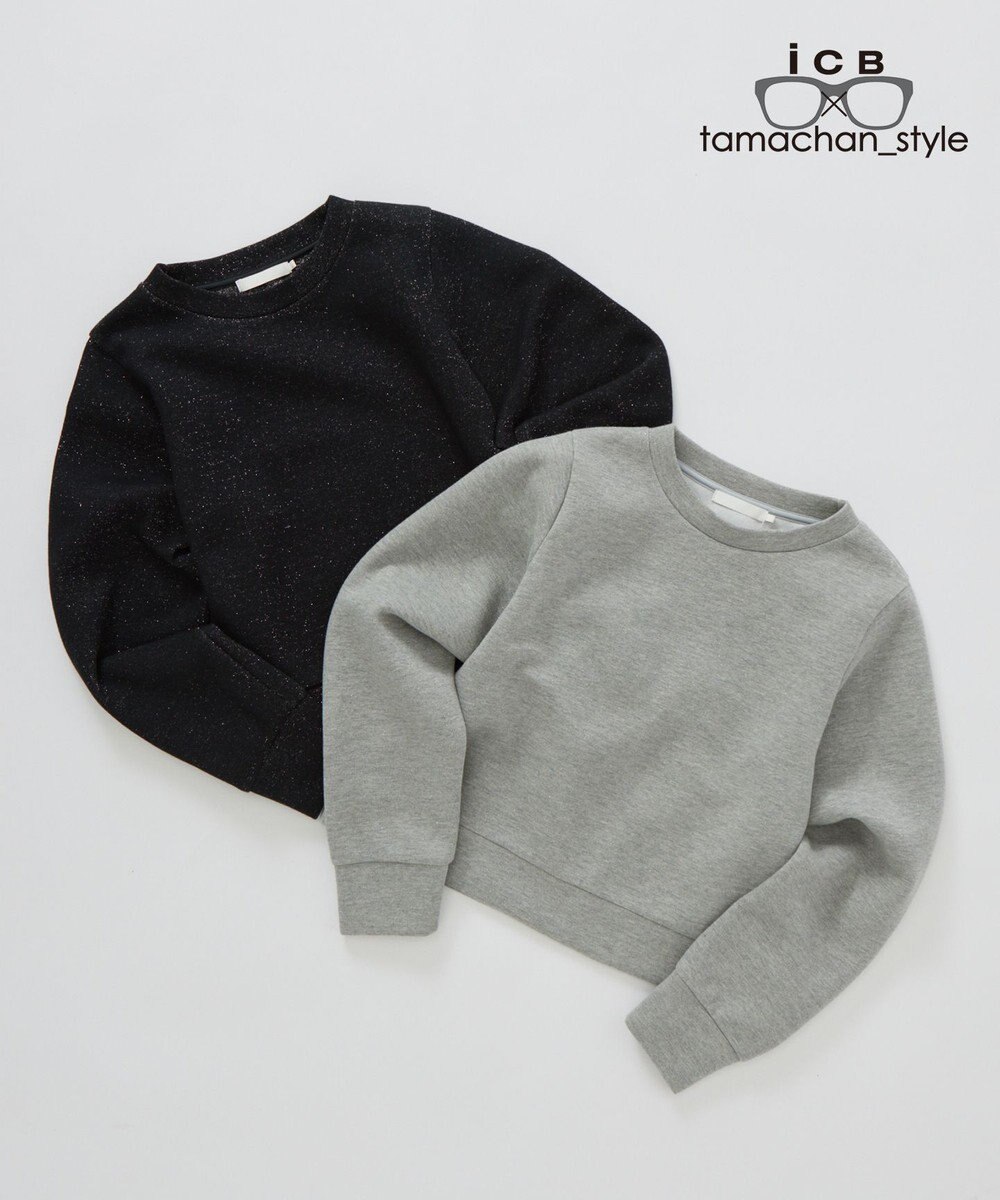 ICB 【ICB×tamachan_style コラボ】ラメスウェット 