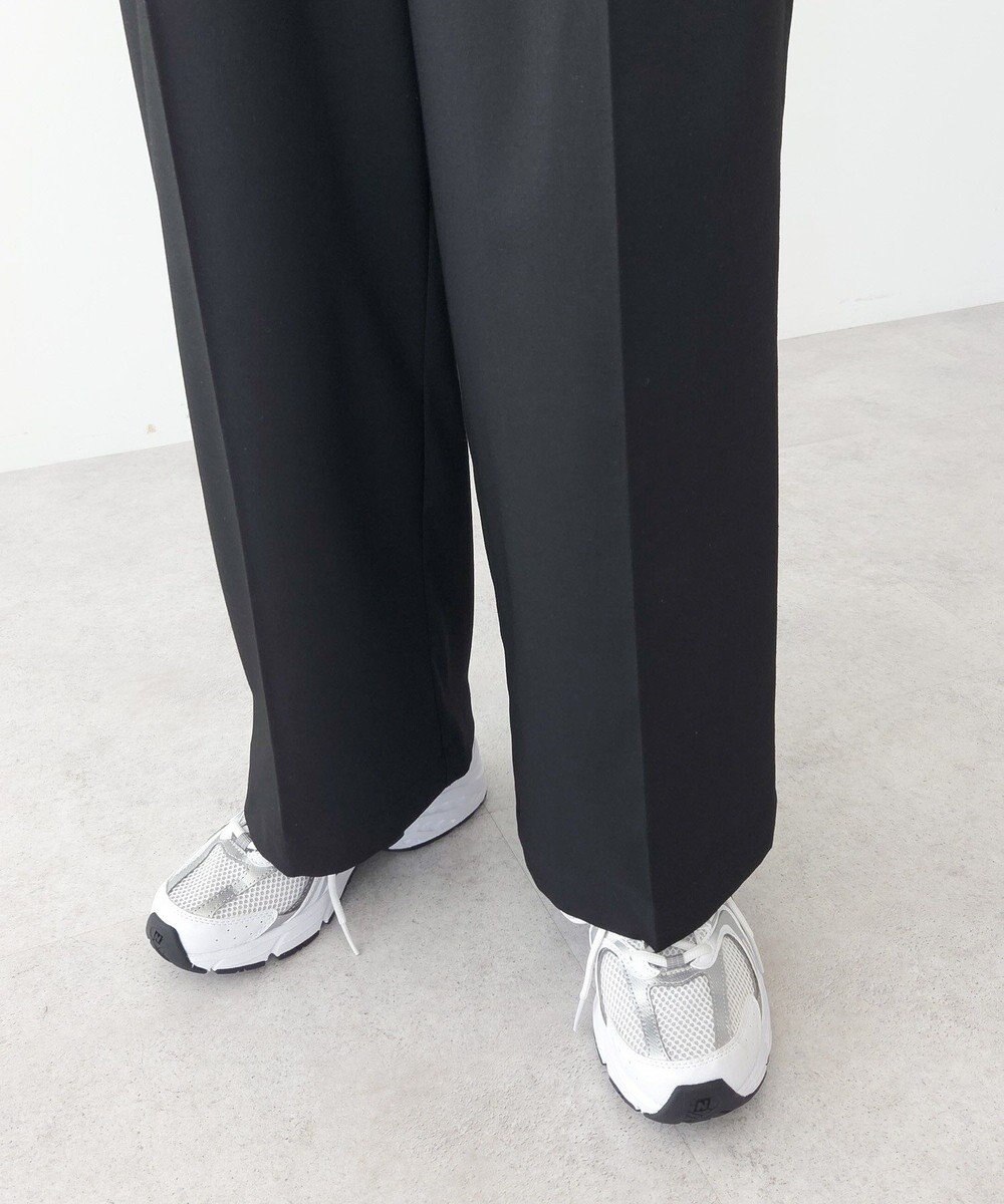 Green Parks ウエストレイヤードワイドパンツ 