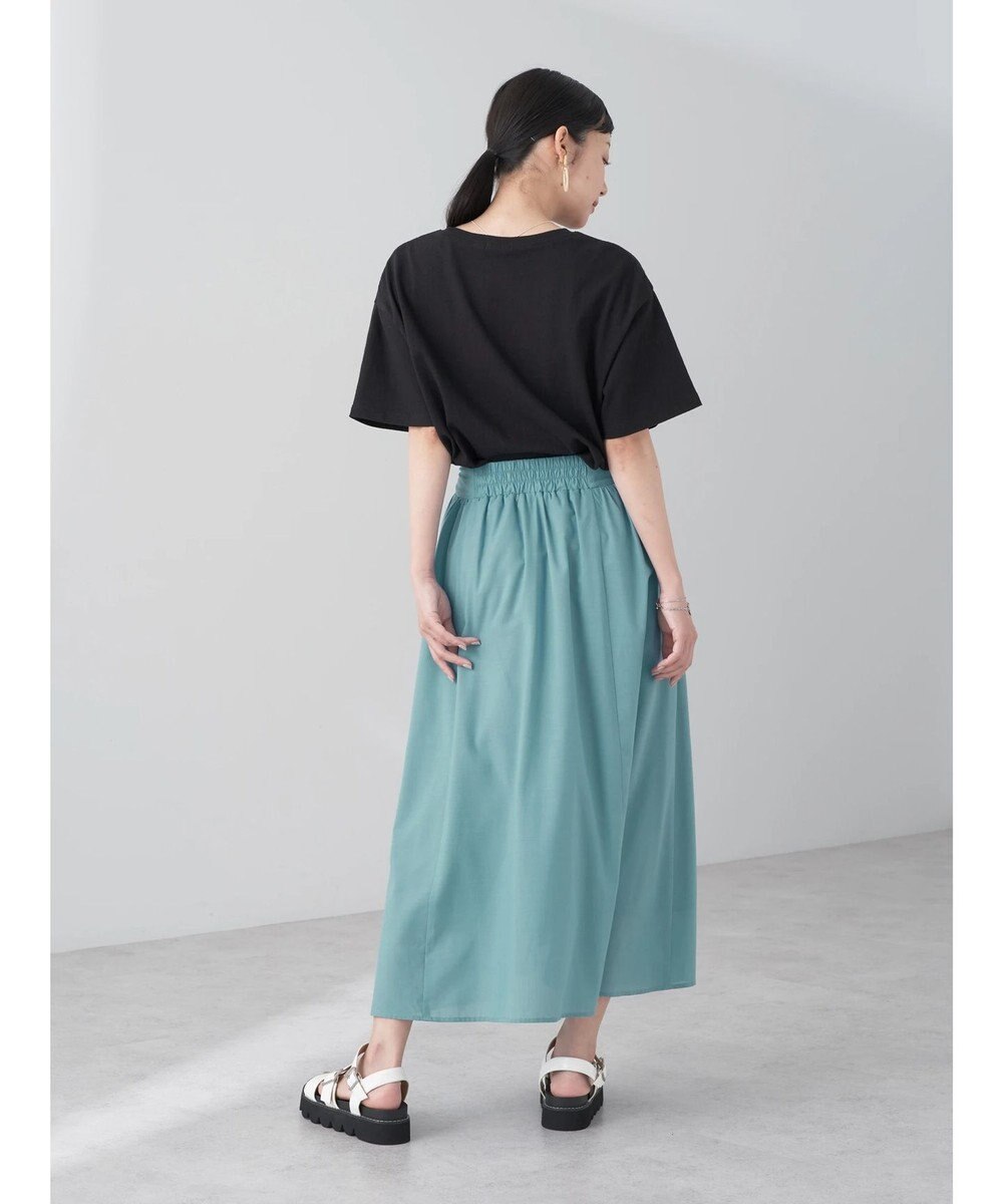 earth music&ecology ギャザーフレアスカート 