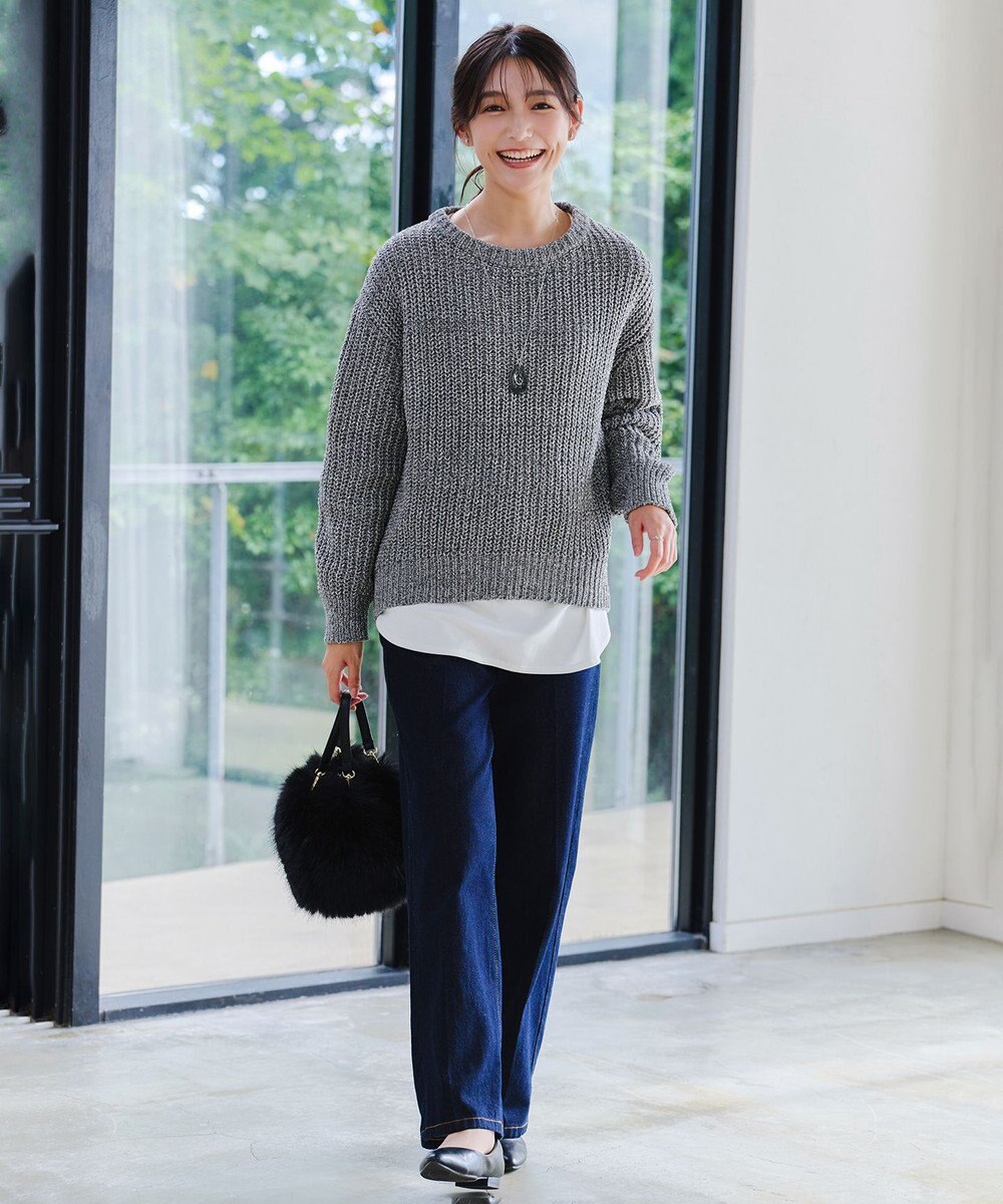 Tiaclasse フェイクファー巾着バック 