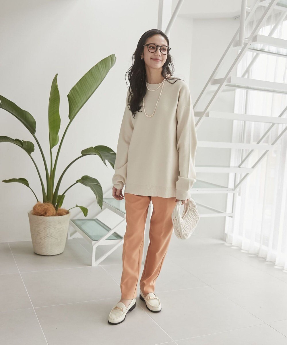 WEGO 【ユニセックス着用ITEM/MLサイズ展開】ミラノリブクルーネックプルオーバー 