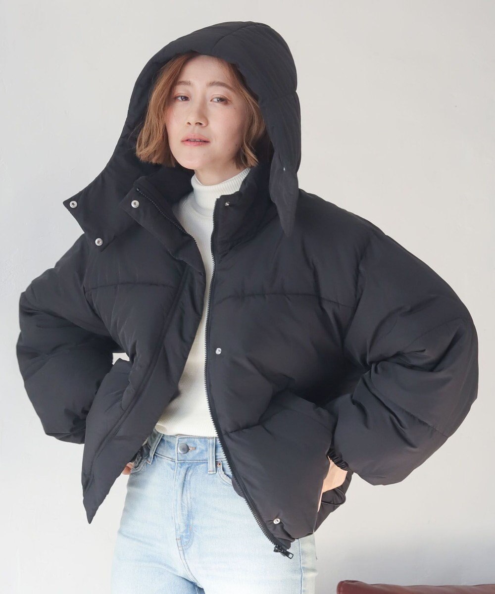 WEGO 【25年秋冬新作/SMサイズ展開】2WAYフードパファーブルゾン 