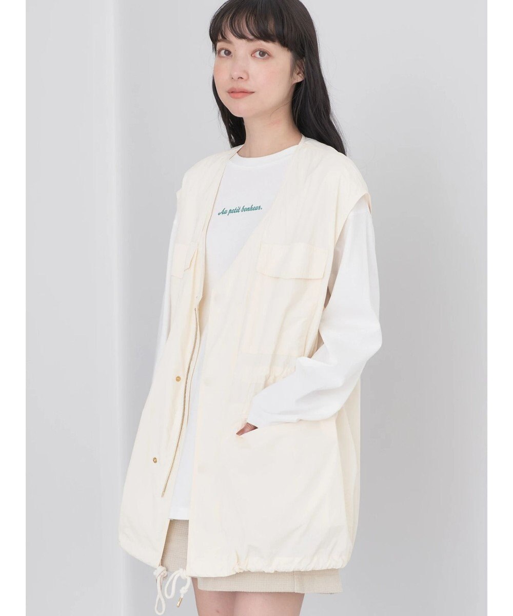 earth music&ecology ドロストコードジレ 