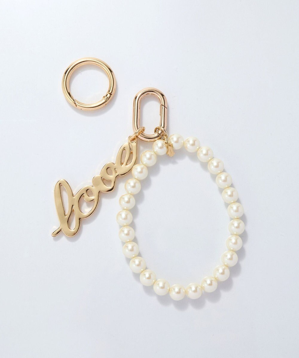 Phoebe エレガントパールストラップチャーム 