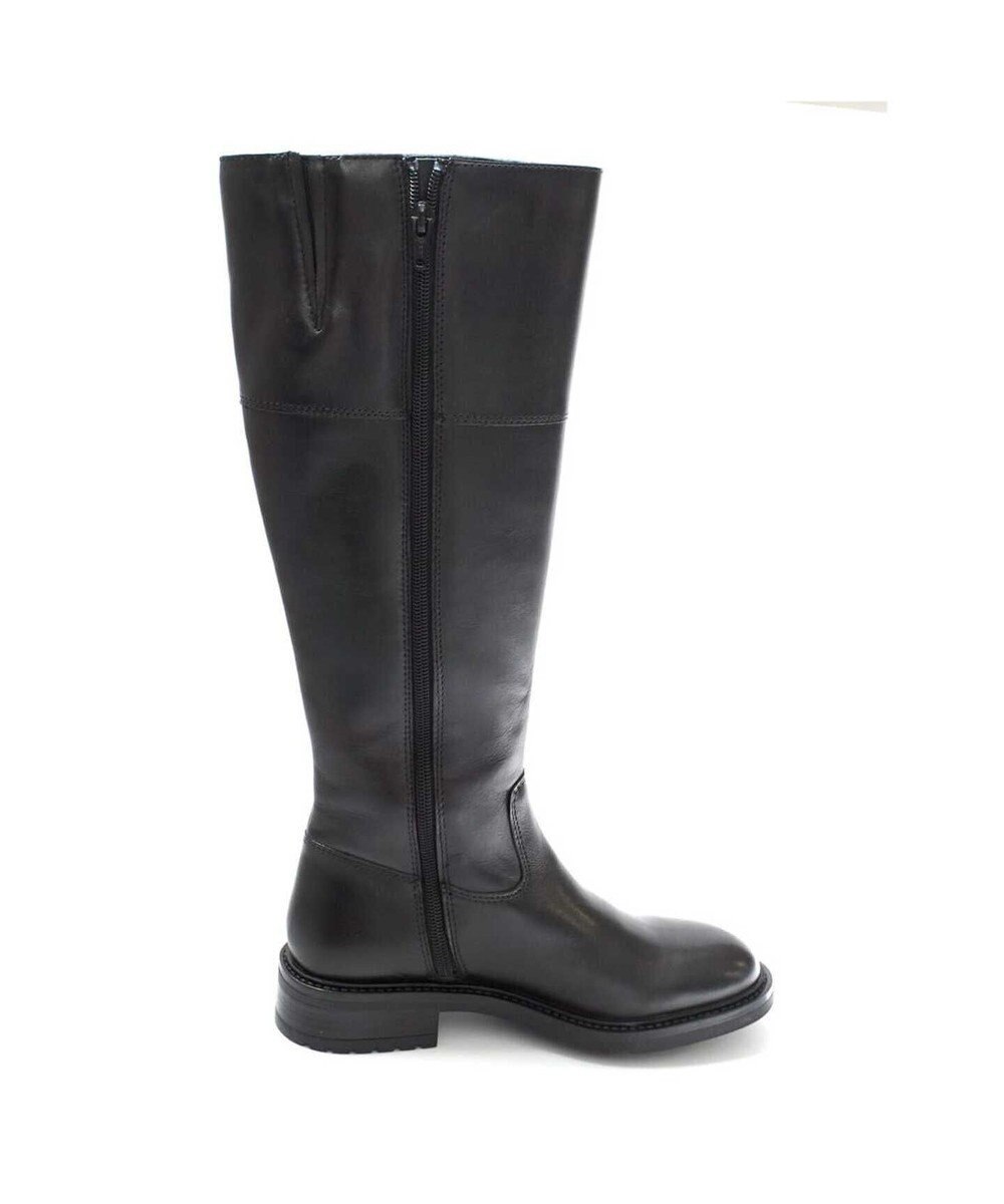 Pointer 本革ベーシック 裏起毛 ロングブーツ 