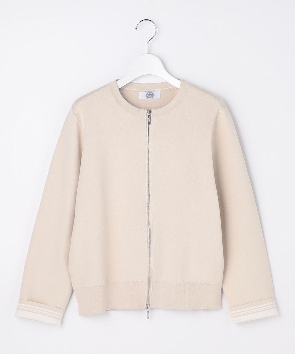 J.PRESS LADIES INTERLOCK ニット ブルゾン 