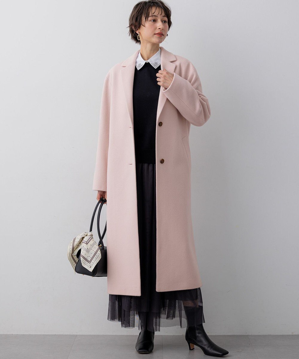 23区 【先行予約】コンビカラー オーバル イヤリング 