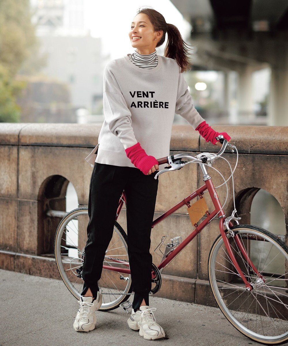 UNFILO 【新色追加】スウェットライク ロゴニット 