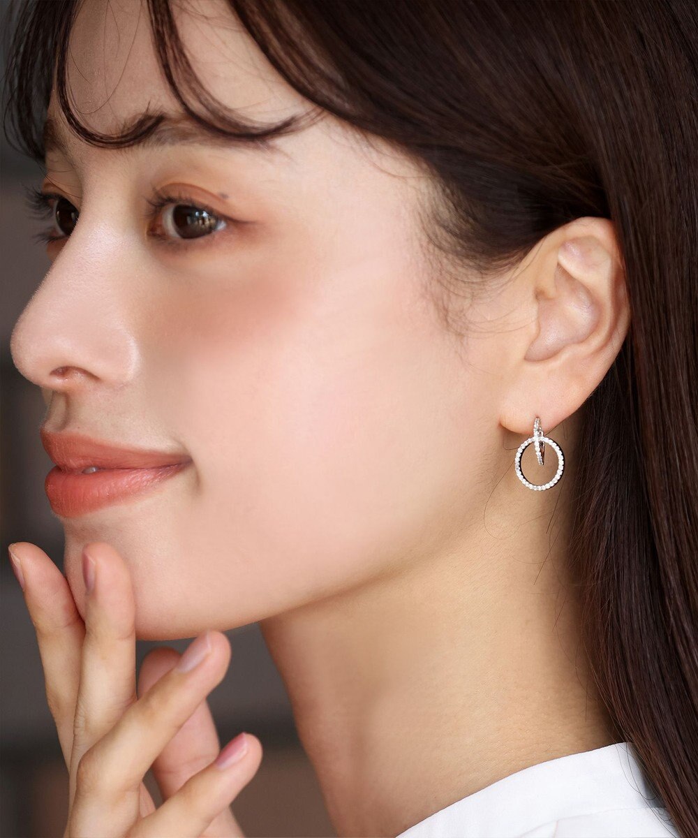 Tiaclasse 【金属アレルギー対応】ダブルリングピアス 