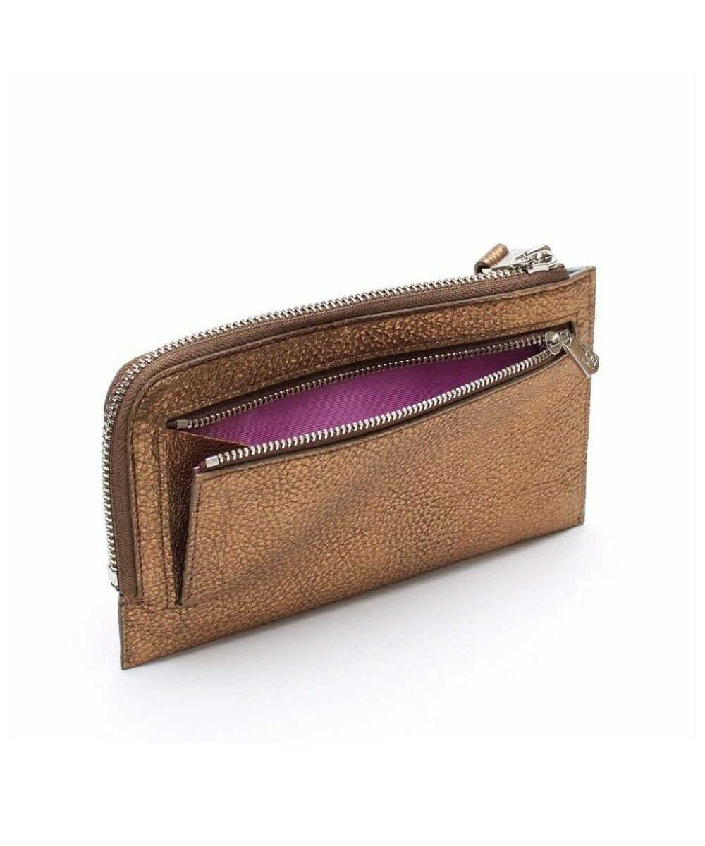 A.D.M.J. 【牛革】メタリックレザー/オーガナイザーパース 