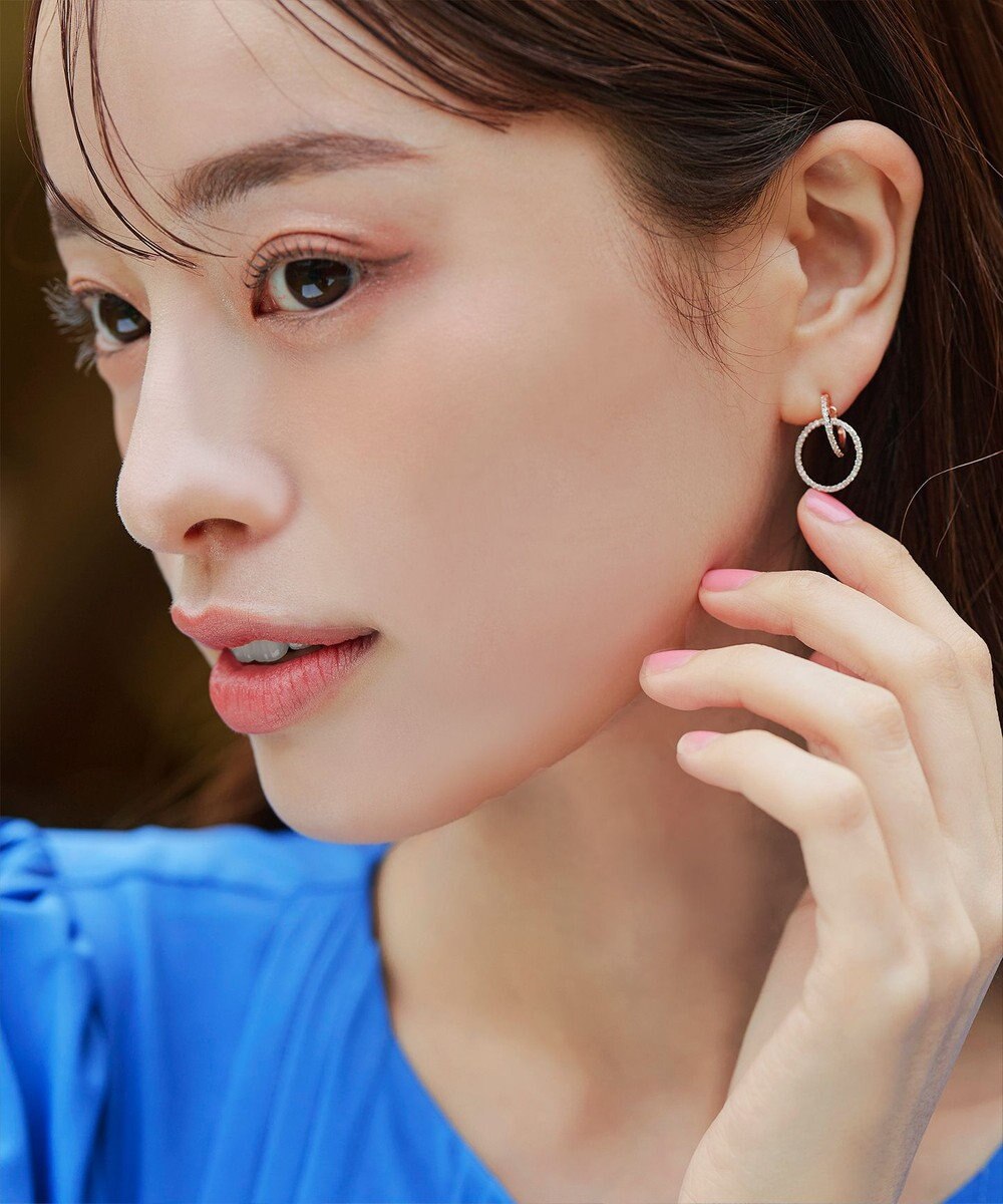 Tiaclasse 【金属アレルギー対応】ダブルリングピアス 