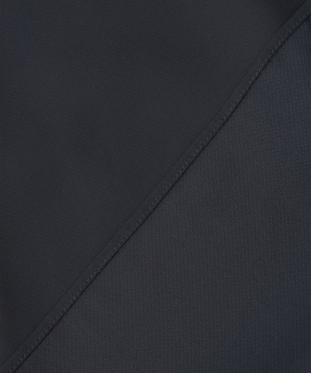 ICB 【接触冷感・UVケア・速乾・洗える】BackSatinAmunzen バンドカラーチュニックブラウス 