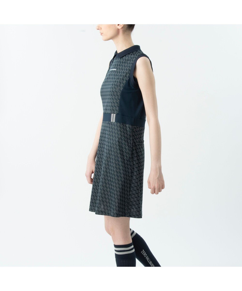 ZERO HALLIBURTON モノグラム柄ノースリーブワンピース ZHG-W6S7b 85221 