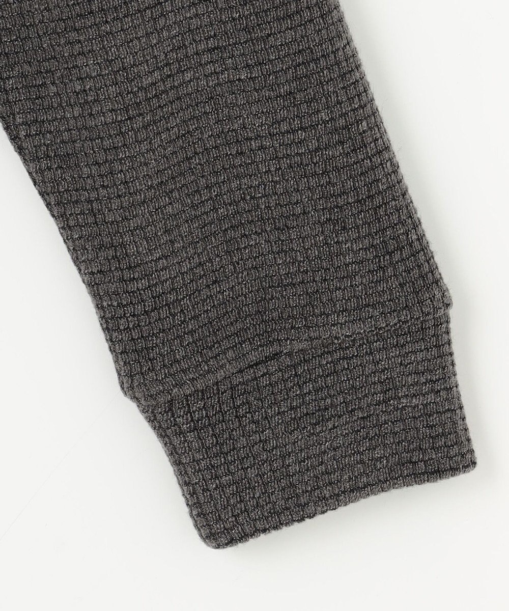 23区GOLF 【23Fondation/MEN】【吸湿発熱】ワッフルジャガード ハーフジップ 