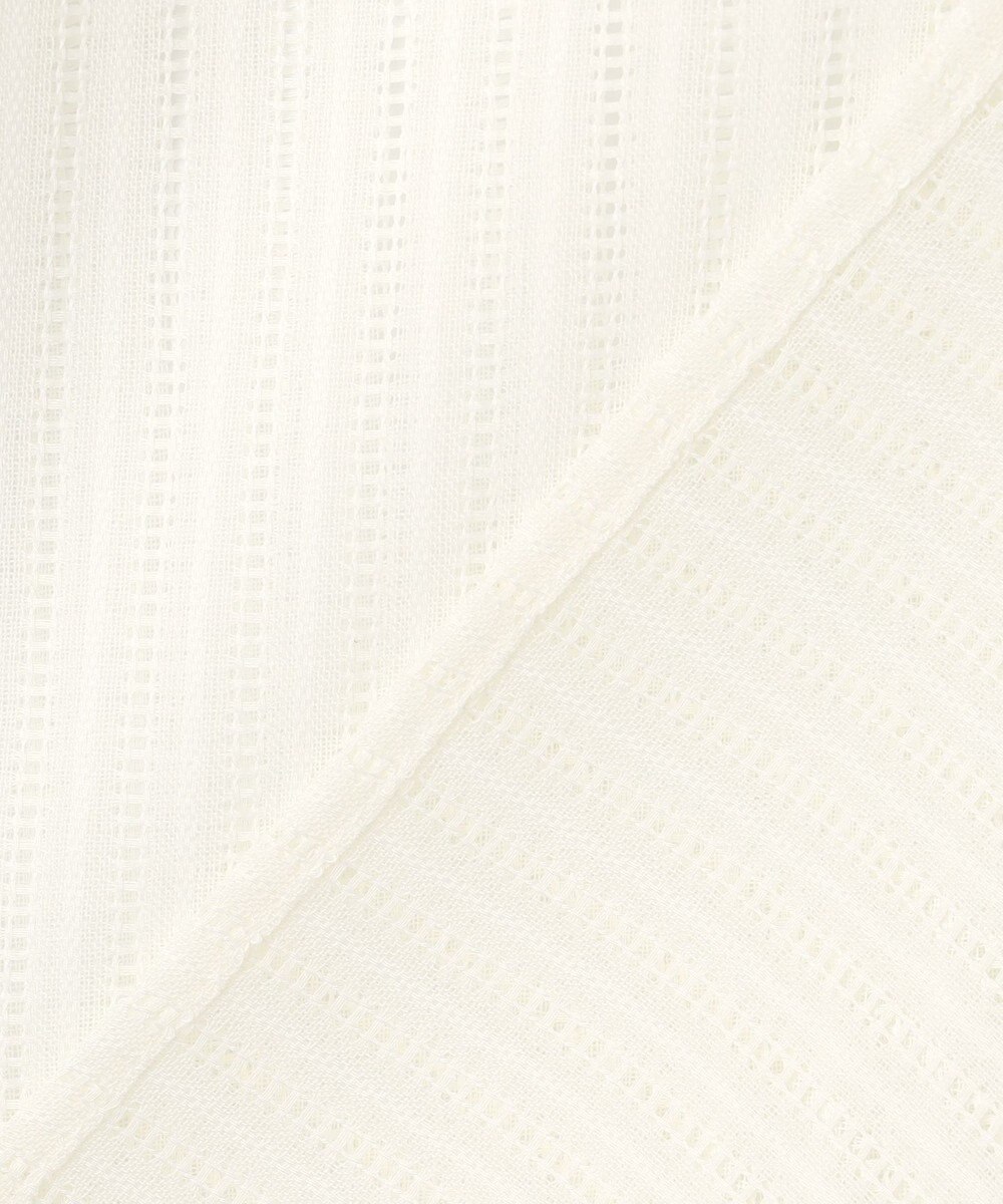 ICB 【洗える】 カラミストライプ ブラウス 