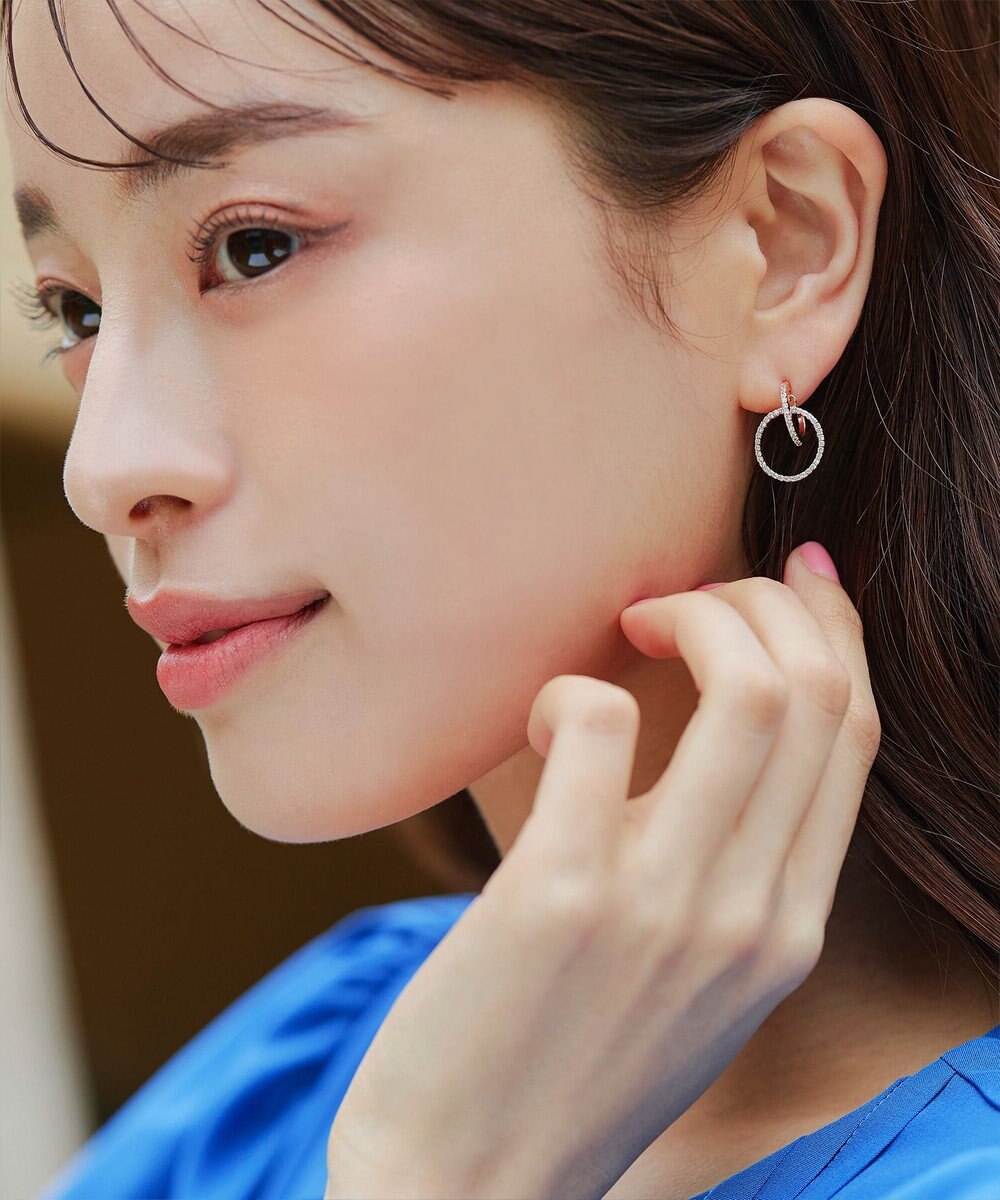 Tiaclasse 【金属アレルギー対応】ダブルリングピアス 